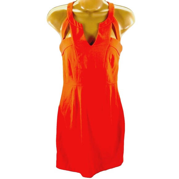 BCBG MaxAzria Dress Short Bodycon Sheath 0 Juniors Women Cut Out Sexy Halloween - Picture 1 of 16